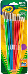Crayola Kids Paint Brushes Set (8ct) - New