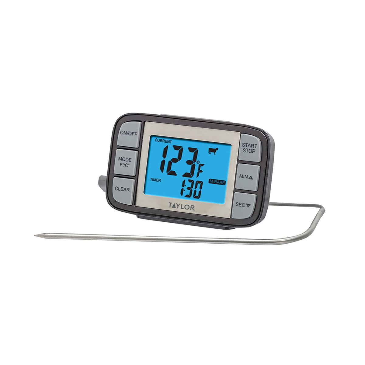 Taylor Instant Read Wired Probe Digital Meat Food Grill BBQ Cooking Kitchen Ther