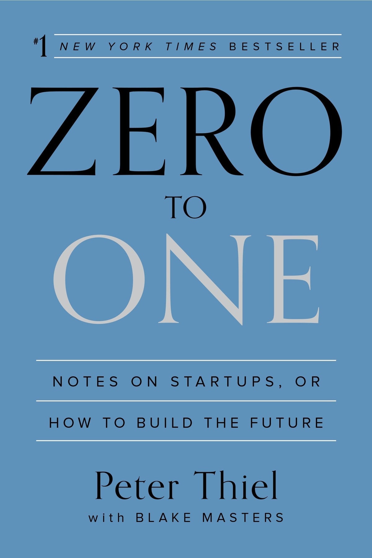 Zero To One By Peter Thiel paperback