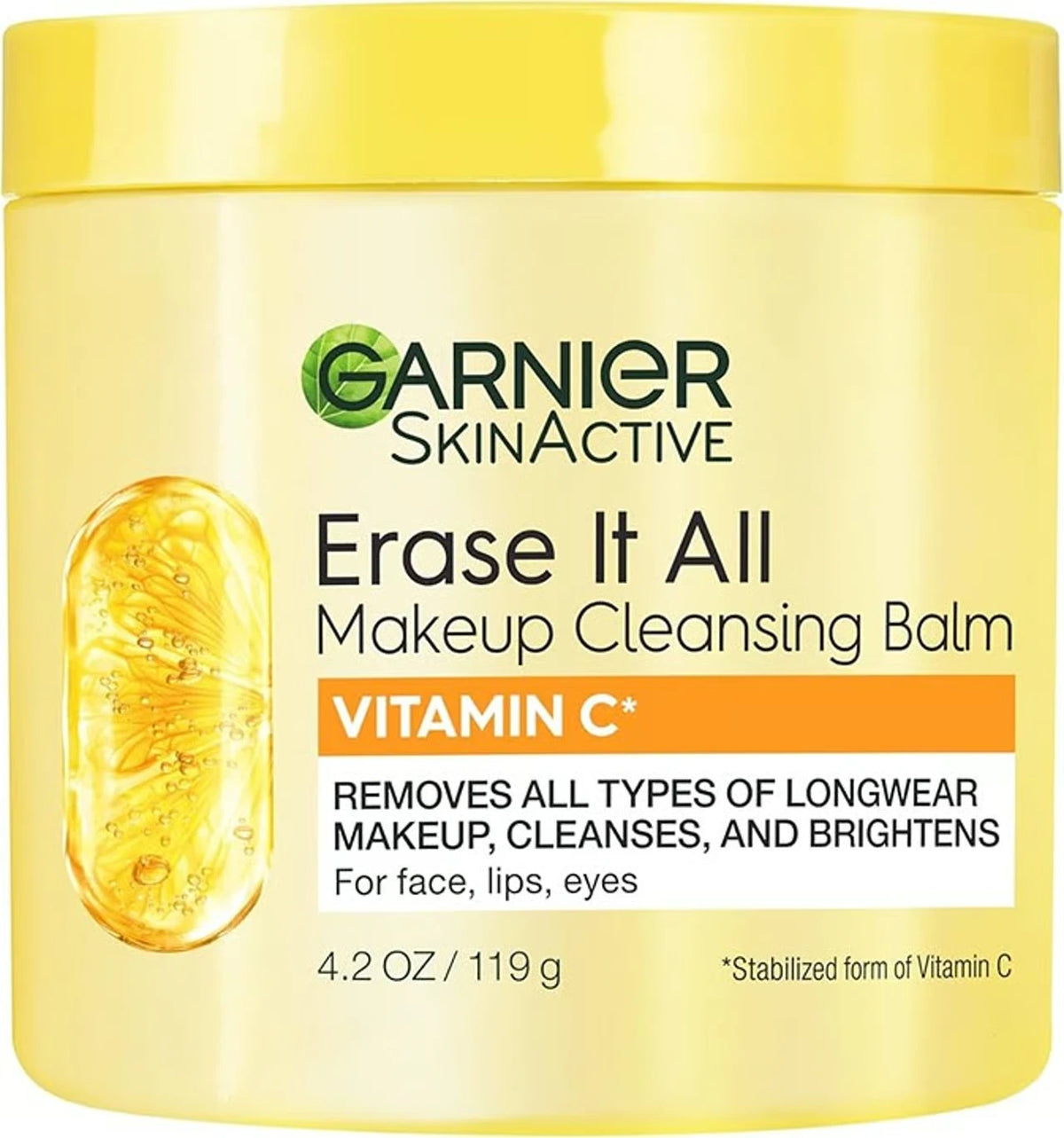 Erase It All Makeup Cleansing Balm with Vitamin C, Brightening Facial Cleanser
