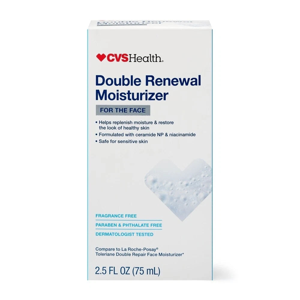 CVS Double Renewal Facial Moisturizer, 2.5 OZ