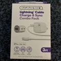 Infinitive Cable Charge/Sync Combo Pack - Wall and Car - 3ft. - Sealed