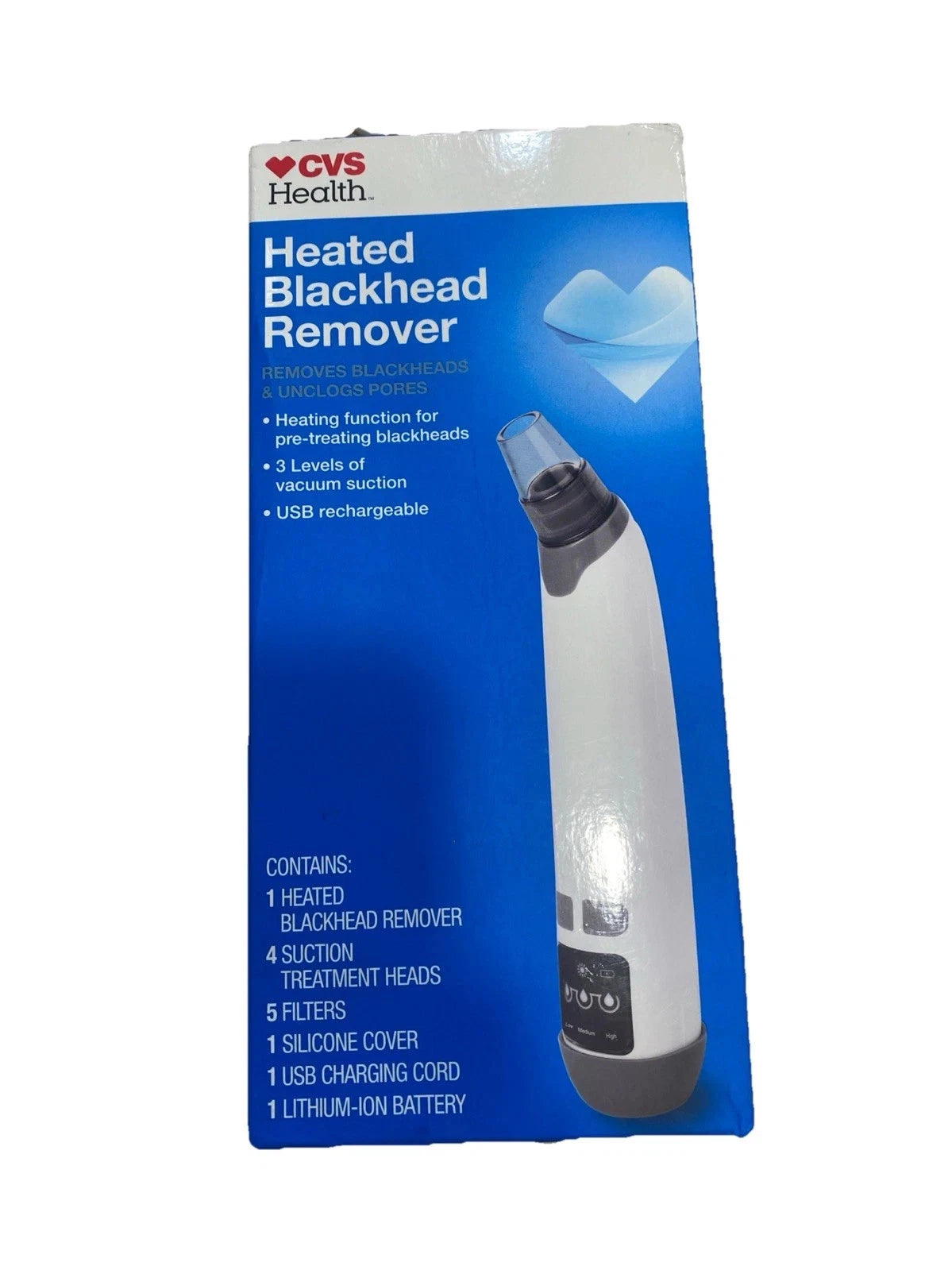 CVS Heated Black Head Remover Open Box