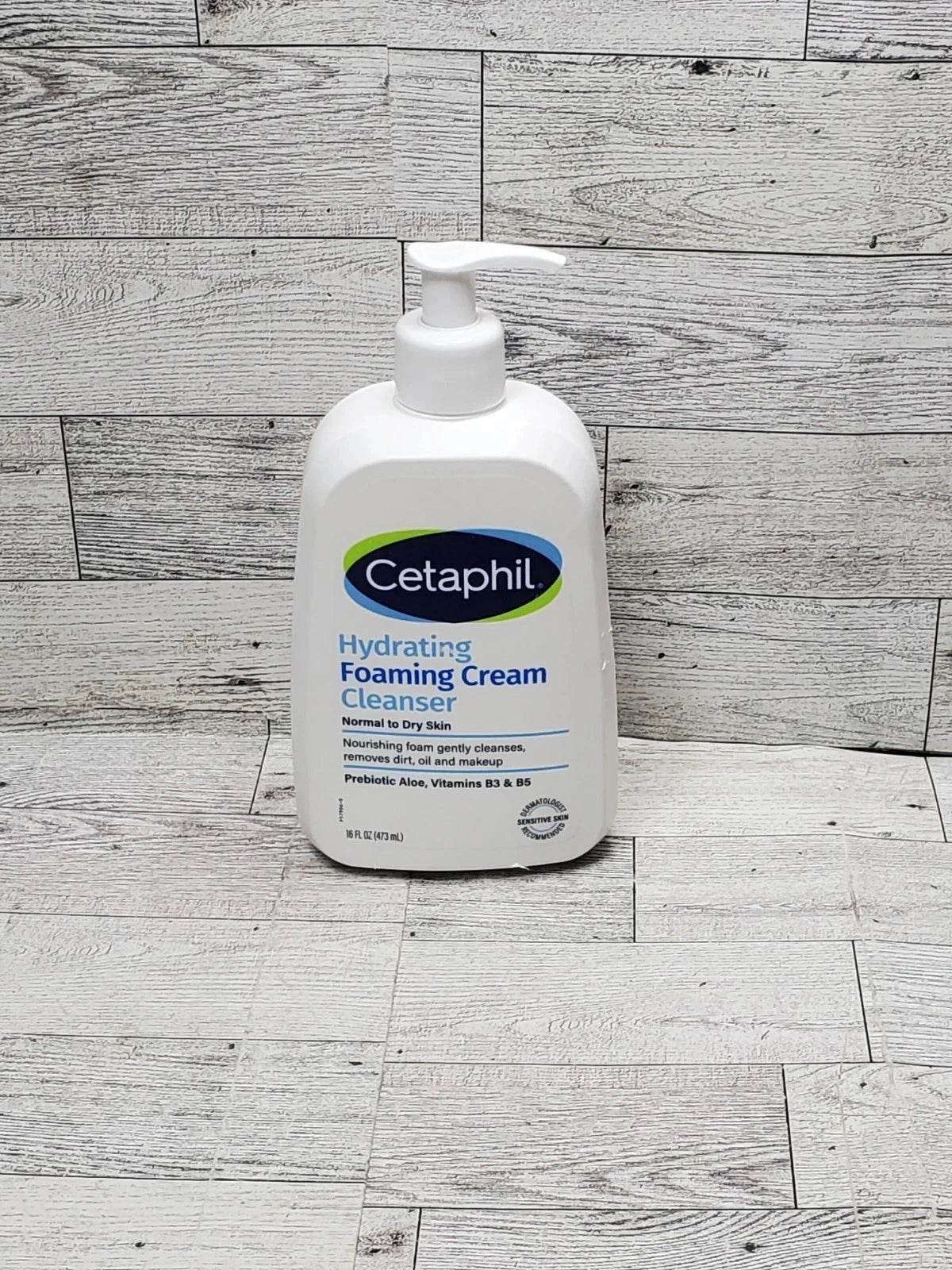 Cetaphil Hydrating Foaming Cream Facial Cleanser, 16 fl oz