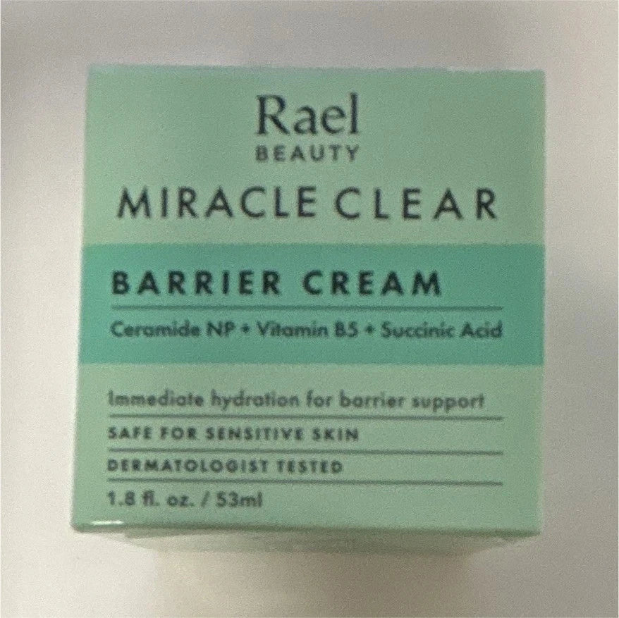 Rael Beauty Miracle Clear Barrier Cream Moisturizer Ceramide NP+B5 1.8 fl oz