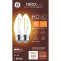 Relax LED Soft White HD Light Bulbs 2 Bulbs