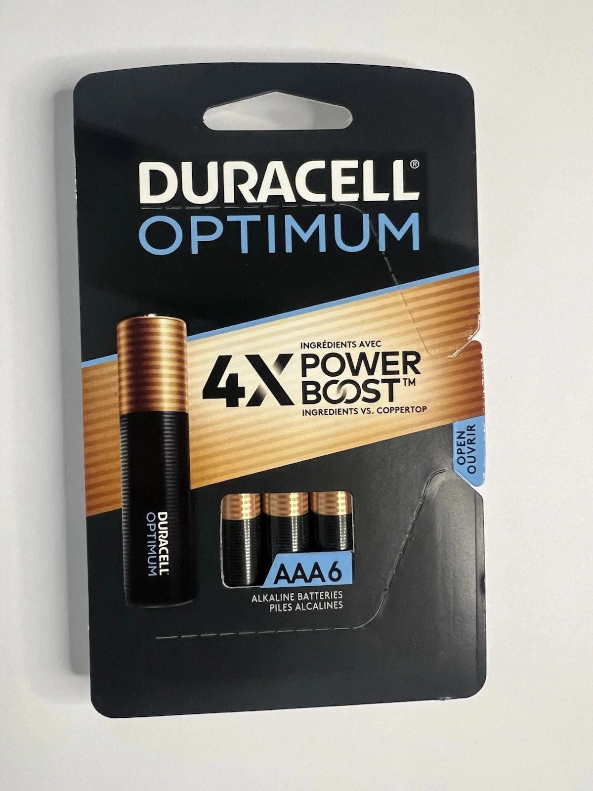 Duracell Optimum AAA Alkaline Batteries 6-Pack 1.5V