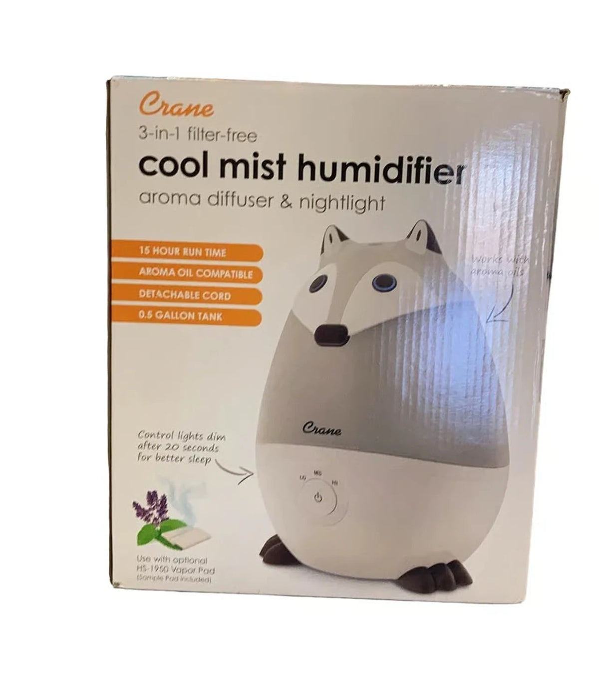 HumidifierCrane Filter-Free Cool Mist Humidifier For Kids fox