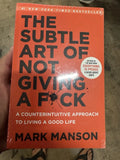 The Subtle Art of Not Giving a #@%! by Mark Manson paperback