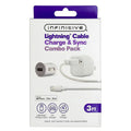 3ft iphone charger + CABLE with SYNC INFINITIVE