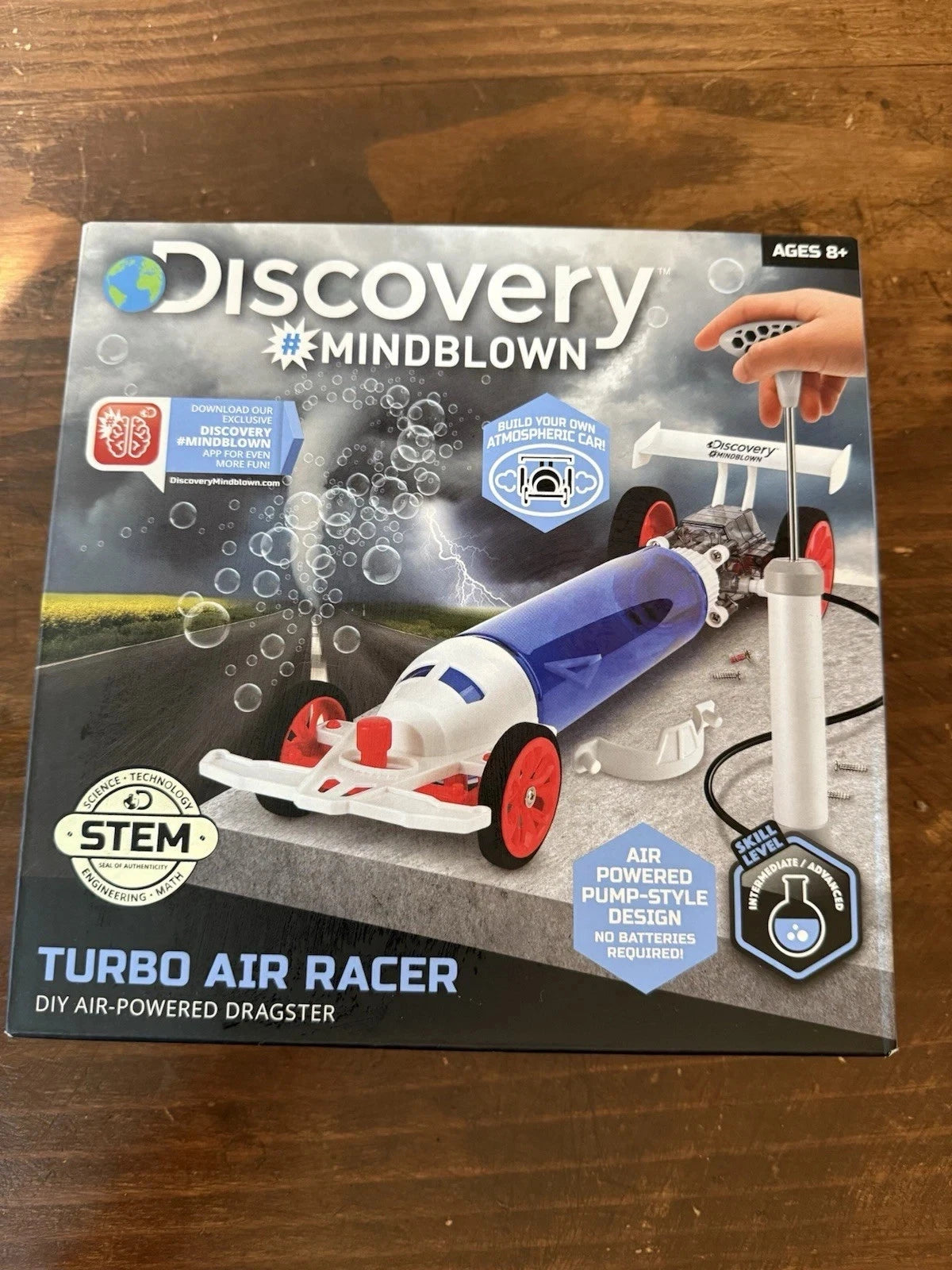 Discovery Mindblown Turbo Air Racer DIY Air-Powered Dragster