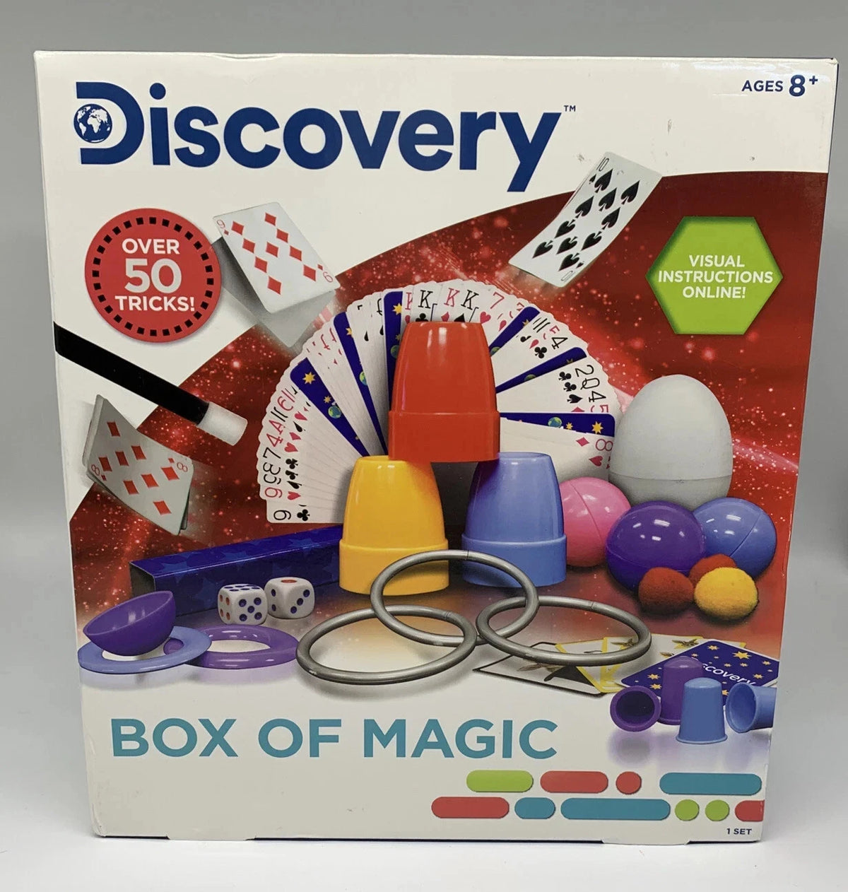 Discovery Kids Box of Magic With Over 50 Tricks Ages 8 And Up
