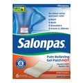 Salonpas Pain Relieving Gel Patch Hot, 6 CT