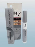 NO7 LASH IMPACT FALSE-LASH LOOK MASCARA TRADITIONAL BRISTLE BRUSH 0.23 OZ BOXED
