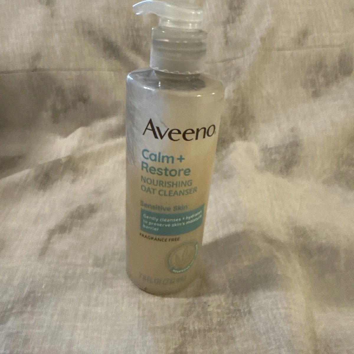 Aveeno Face Calm + Restore NOURISHING OAT CLEANSER Gently Cleans *DENTED* 7.8oz